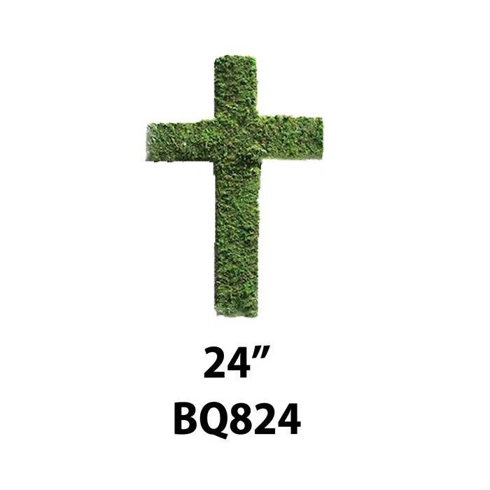 24" x 15,7" x 0.5" Moss Cross