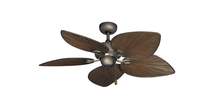 42 inch Bombay antique bronze motor finish with oil rubbed bronze leaf shape blades