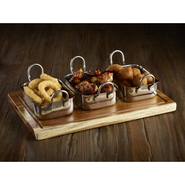 Acacia Wood Serving Board 25cm x 13cm x 2cm