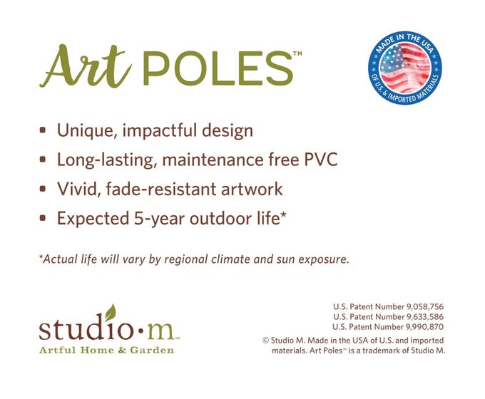 Angels and Cardinals 20" Art Pole