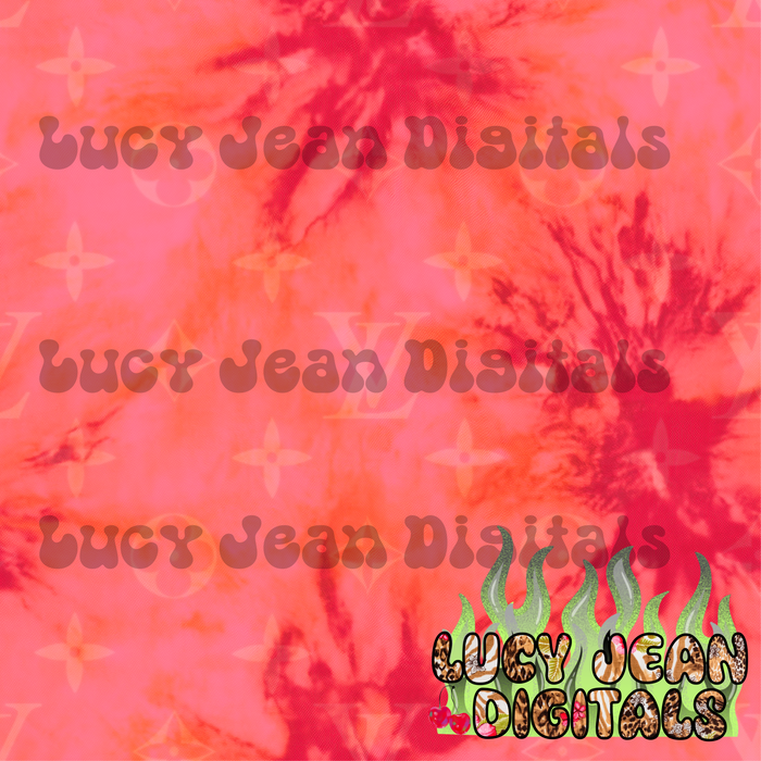 Boujee peach tie dye Seamless File