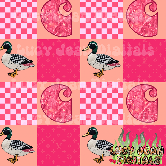 Boujee Pink Camo CH mallards Seamless File