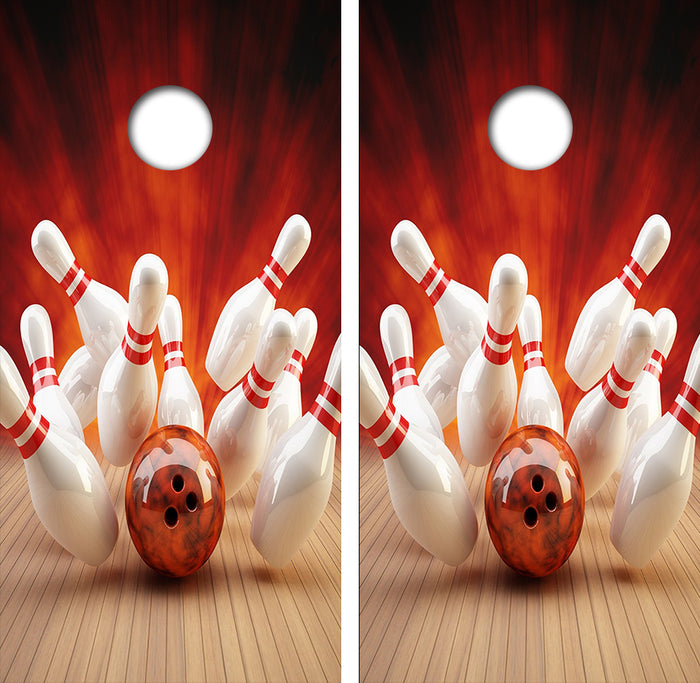 Bowling Cornhole Design