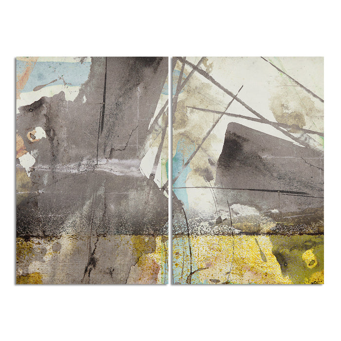 Bueno Exchange No. 43' 2 Piece Wrapped Canvas Wall Art Set - Ready2HangArt