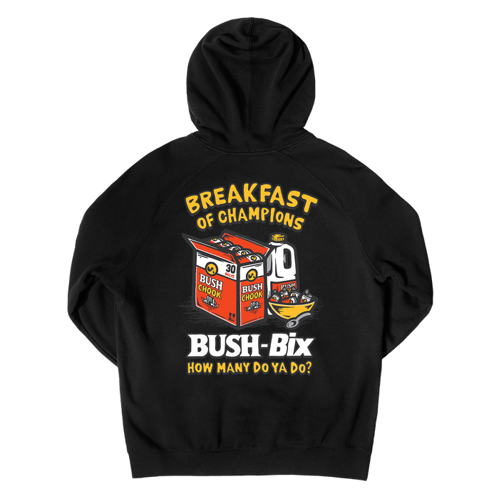 Bush Bix Hoodie Black Hoodie Bush Chook