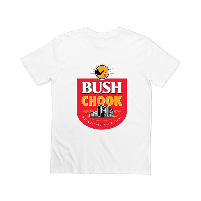 Bush Chook Tee White T-Shirt Bush Chook
