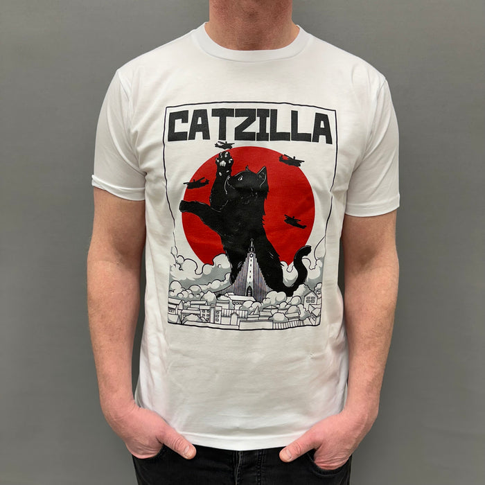 Catzilla - T-shirt - White