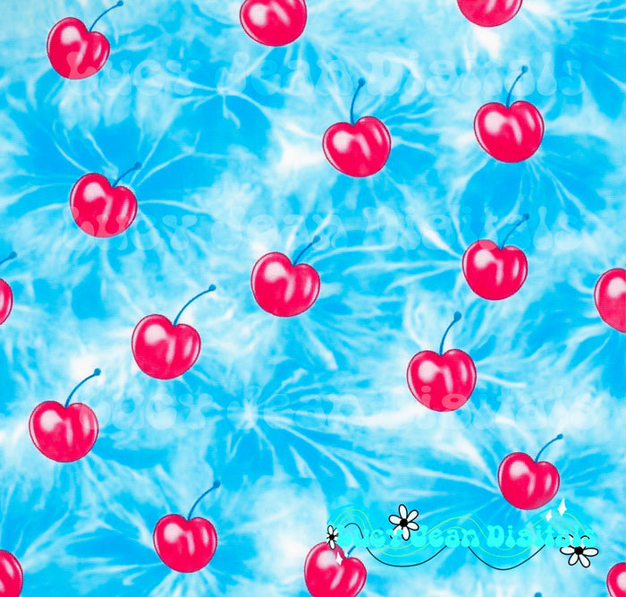 Cherries & Tie Dye Seamless File