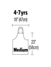 Childrens Waterproof Pvc Apron Suitable For 4-7Yrs