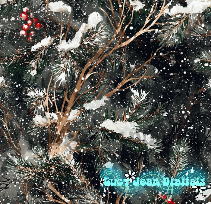 Christmas Snow Camo Seamless File