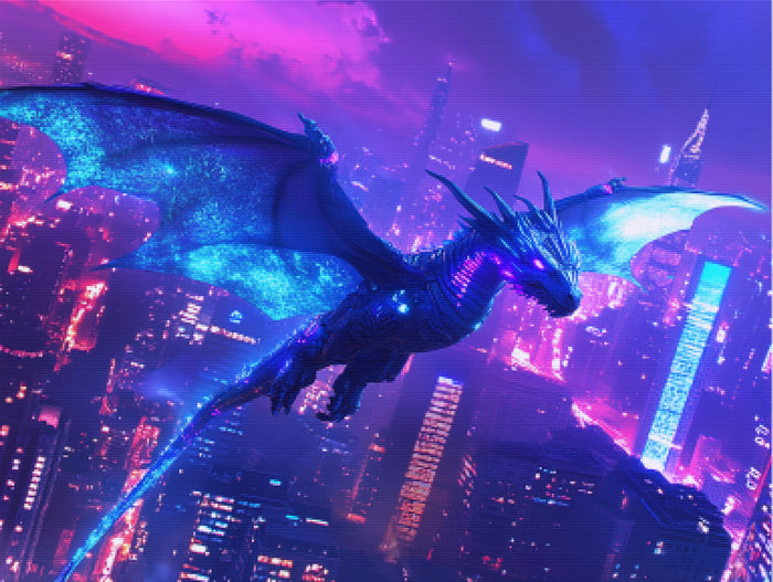 Cyberpunk Sky Dragon