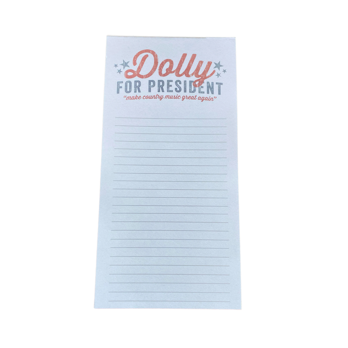 Dolly For President Notepad