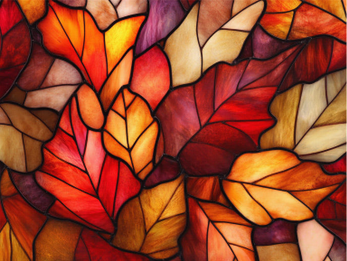 Fallen Leaves Shades Of Red