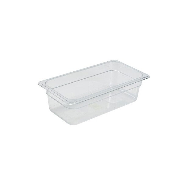 Food Pan Gastronorm Polycarbonate GN1/3 32.5cm X 17.6cm X 10cm Deep