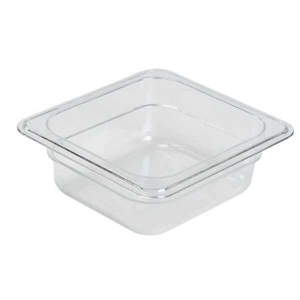 Food Pan Gastronorm Polycarbonate GN1/6 17.6cm X 16.2cm X 6.5cm Deep