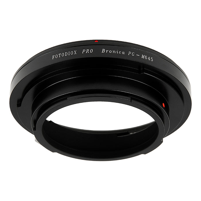 Fotodiox Pro Lens Adapter - Compatible with Bronica GS-1 (PG) Mount SLR Lenses to Mamiya 645 (M645) Mount Cameras
