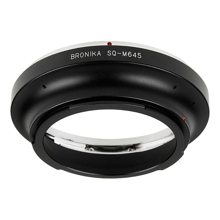 Fotodiox Pro Lens Adapter - Compatible with Bronica SQ Mount Lenses to Mamiya 645 (M645) Mount Cameras