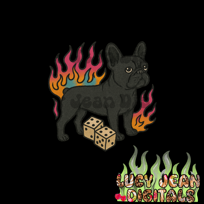 French Bulldog PNG (2 colorways)