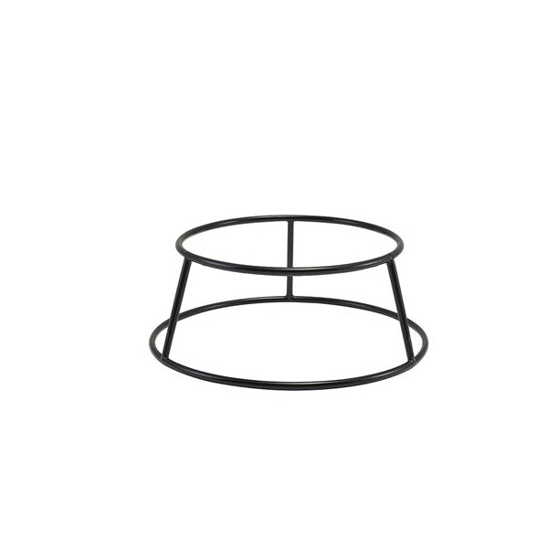 Genware Black Anti-Slip Round Buffet Riser 10cm