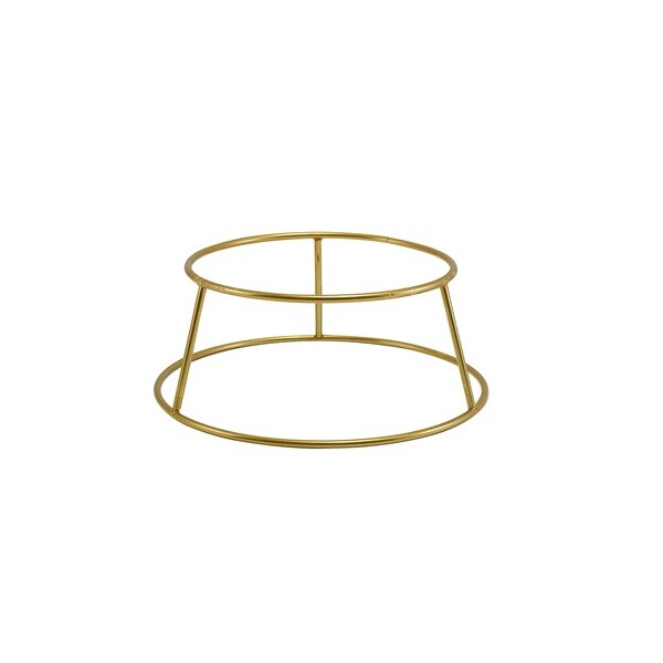 Genware Gold Anti-Slip Round Buffet Riser 10cm