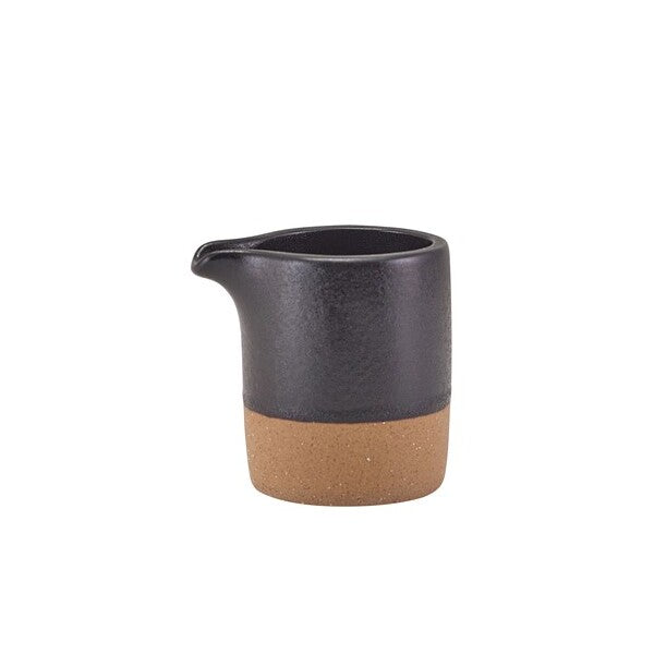 Genware Kava Black Stoneware Jug 9cl/ 3.2oz (Box Of 12)