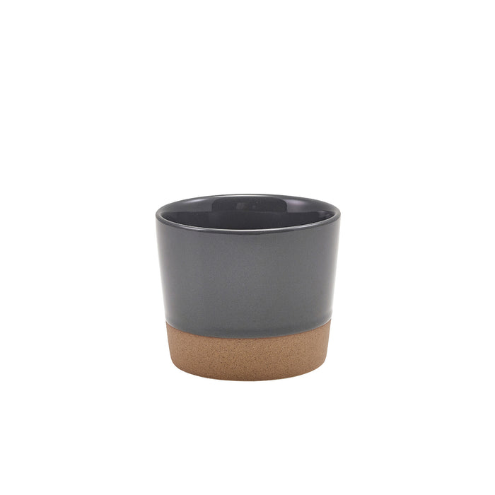 Genware Kava Dark Grey Stoneware Chip Cup 9 x 7.4cm (Box Of 6)