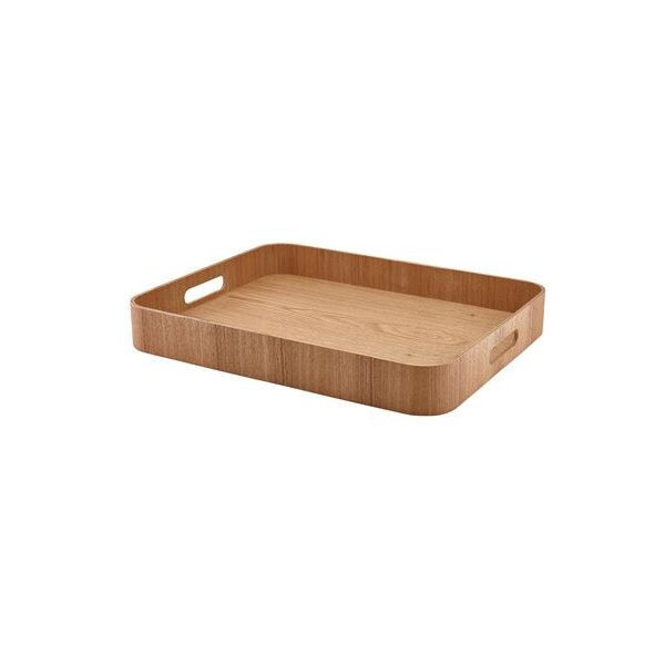 Genware Light Wood Veneer Butlers Tray 45.5 x 36cm