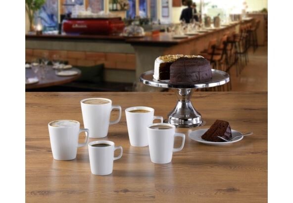 Genware Porcelain Latte Mug 34cl / 11.96oz (Box Of 6)