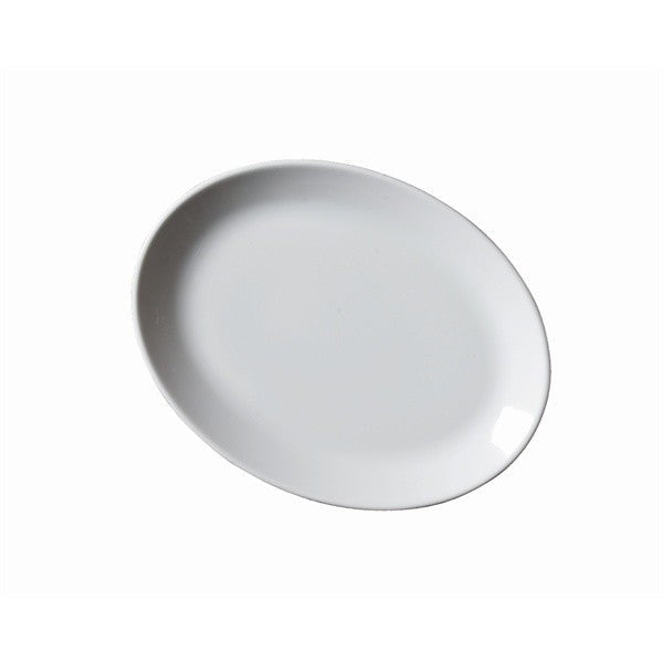 Genware Porcelain Oval Plate 24cm (Box Of 6)