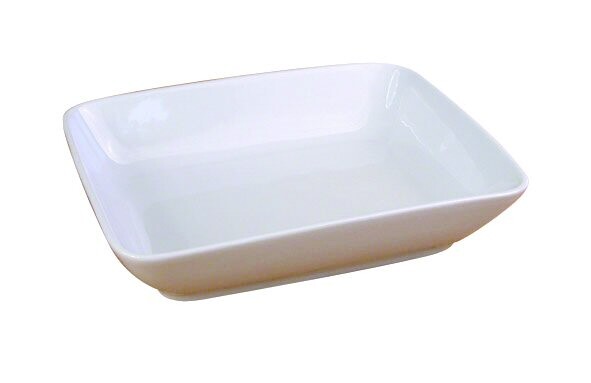 Genware Porcelain Rectangular Dish 19cm x 14.5cm (Box Of 6)