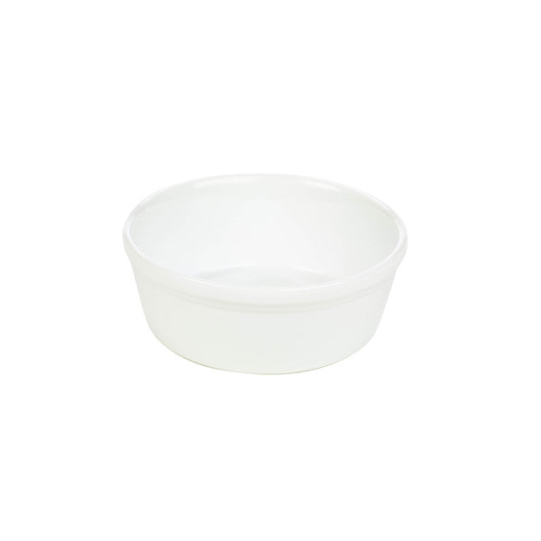 Genware Porcelain Round Pie Dish 14cm x 5.2cm (Box Of 6)