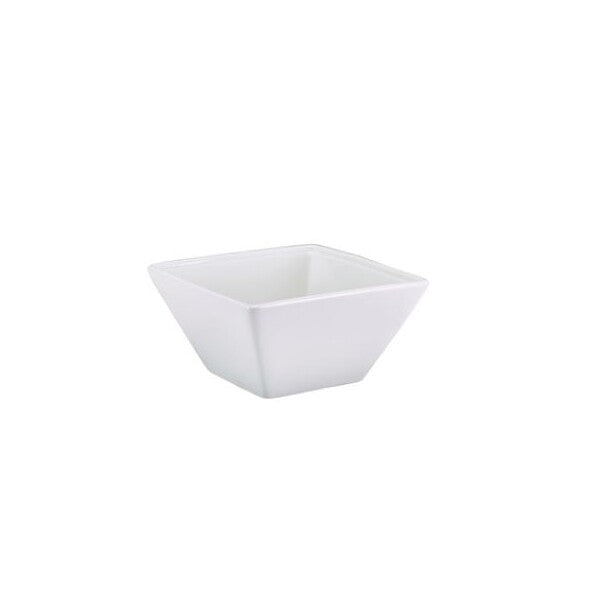 Genware Porcelain Square Bowl 12.8cm (Box Of 6)