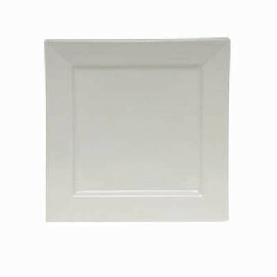 Genware Porcelain Square Plate 21cm (Box Of 6)