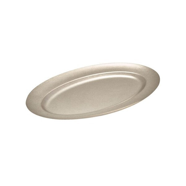 Genware Vintage Steel Oval Platter 41Cm (Box Of 6)