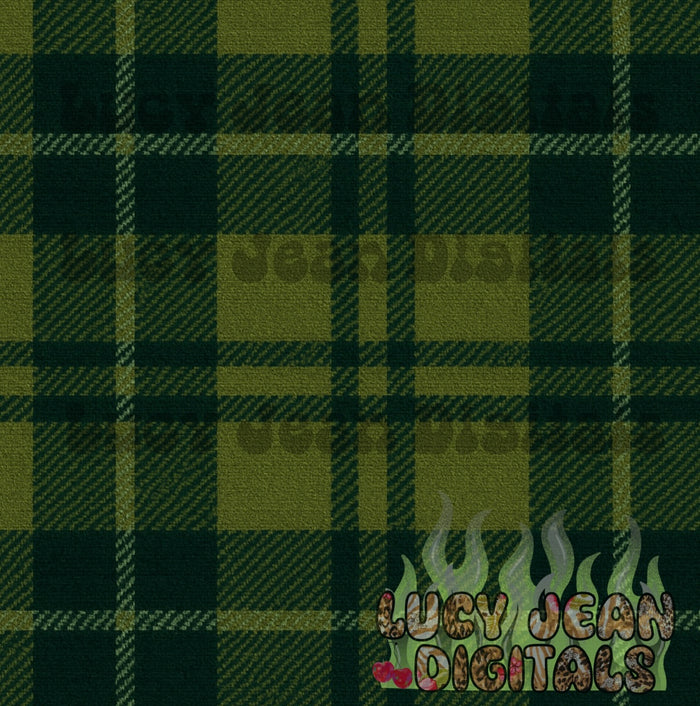 Green flannel Seamless File