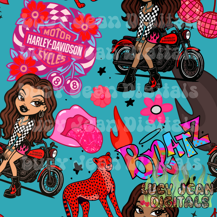 Hd Motorcycle X Doll Seamless File