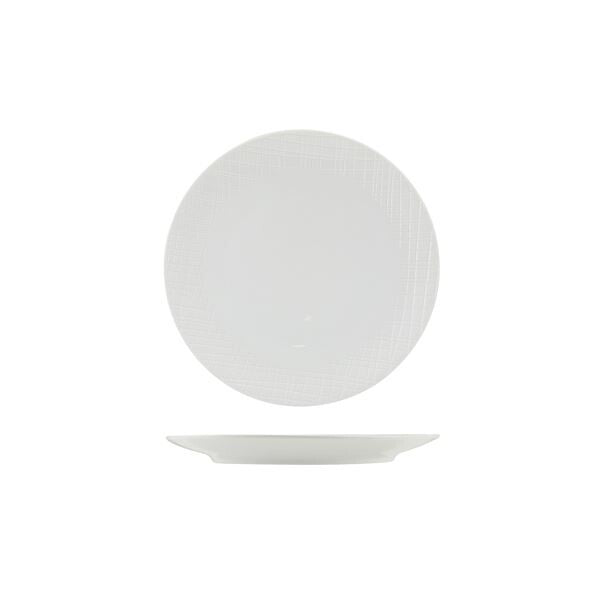 Incise Porcelain Lavara Coupe Plate 23cm (Box Of 6)