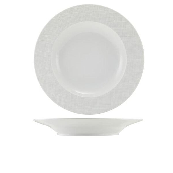 Incise Porcelain Lavara Winged Pasta Bowl 28.5cm (Box Of 6)