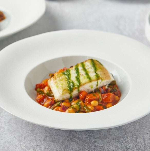 Incise Porcelain Lustre Pasta Dish 28cm (Box Of 6)