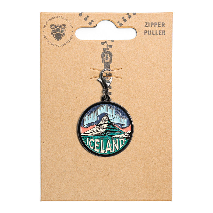 Kirkjufell Round - Zipper Puller