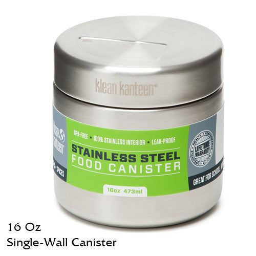 Klean Kanteen Single Wall Food Canisters - 8/16 fl. oz.