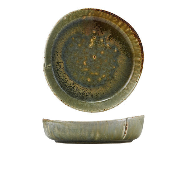 Kozo Porcelain Midori Deep Plate 20cm (Box Of 4)