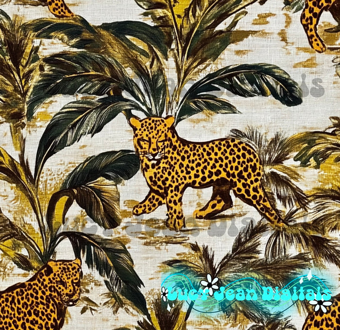 leopard jungle seamless file