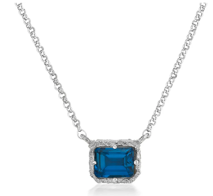 London Blue Topaz Necklace