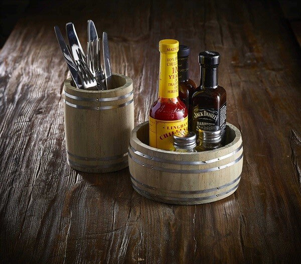 Mini Wooden Barrell 11.5cm X 13.5cm