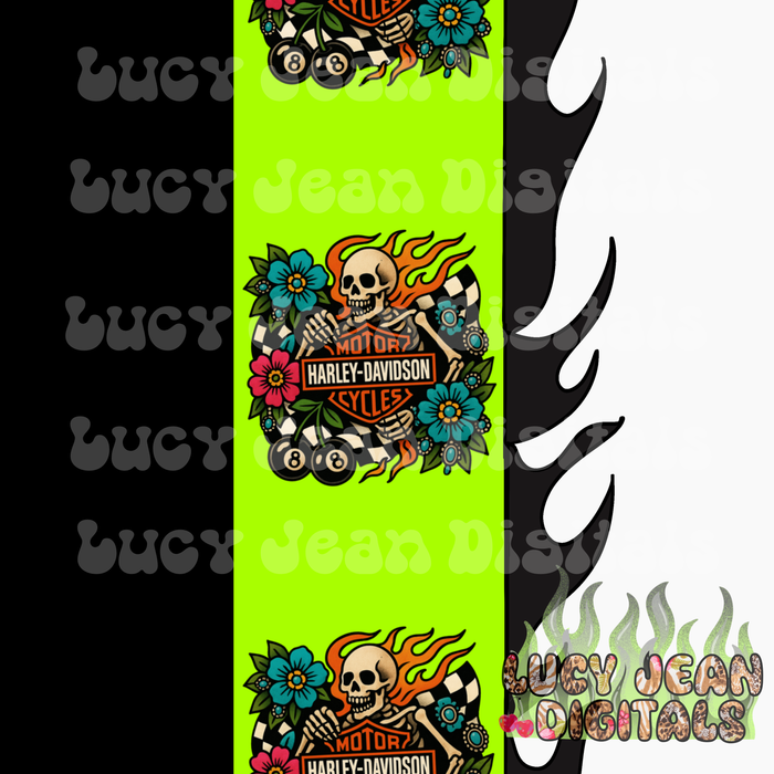 Moto HD Skeleton Stripes Seamless File