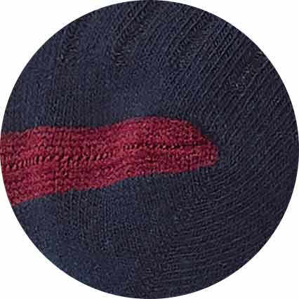Men's Navy Cotton Rich Three Pack Socks fabric swatch
