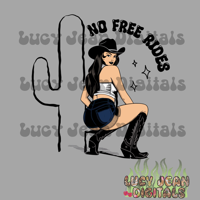No free Rides PNG (2 color ways)