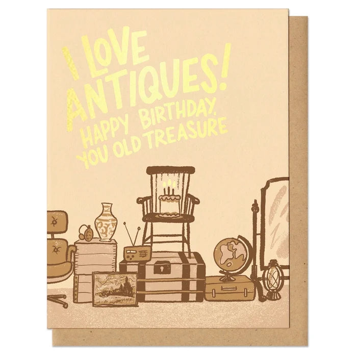Old Treasure Birthday Card