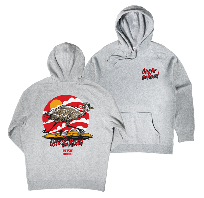 One For the Road Hoodie Grey